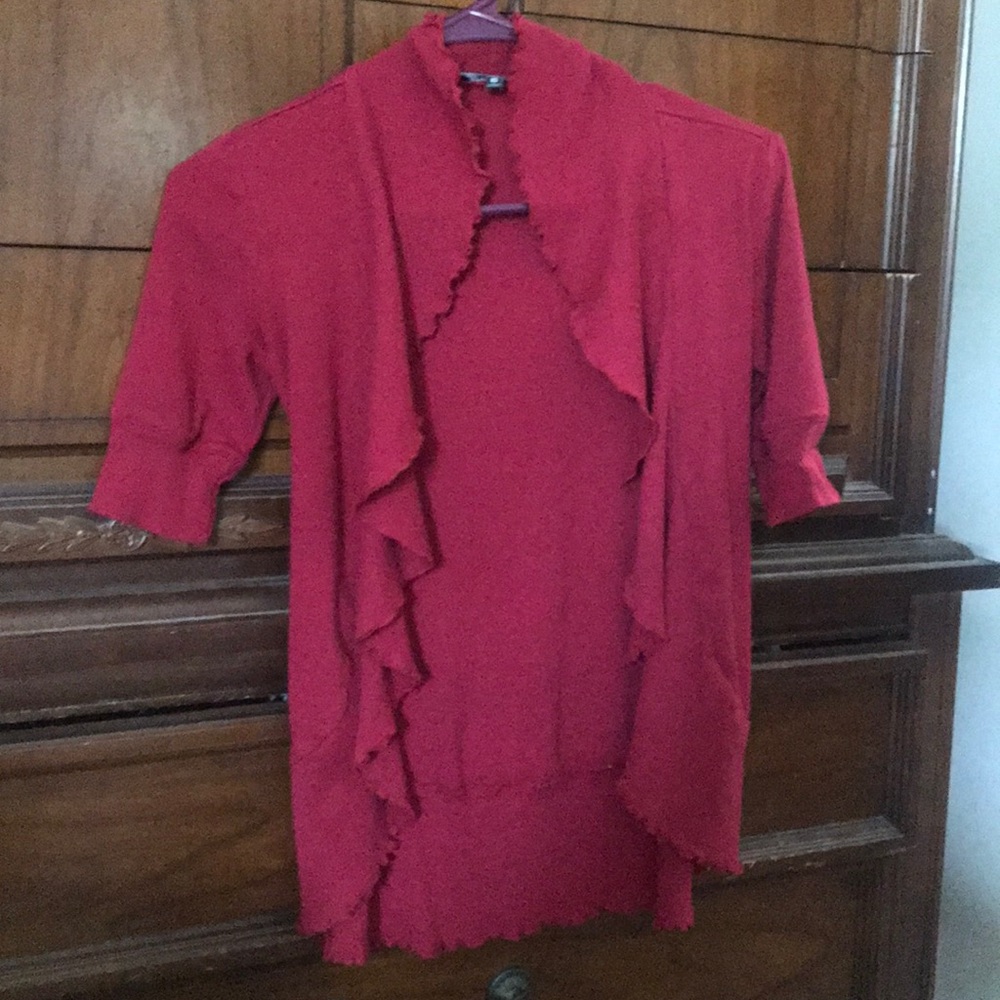 Express Frilly Cardigan